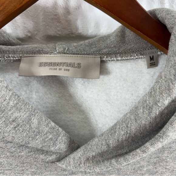 Fear Of God Essentials Stretch Limo Black Pullover Hoodie Men’s NWT - Picture 4 of 16